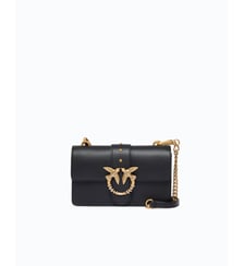 Sac à bandoulière mini love bag one en cuir avec boucle bijou Pinko