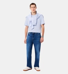 T-shirt coton marquage embossé Lacoste