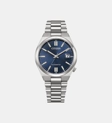 Montre automatique Tsuyosa Bleu, Gris NJ0200-50M Citizen