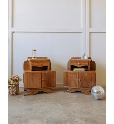 Paire de tables de chevet style art déco Odile N°1432- Produit chiné Debongout
