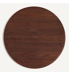 Plateau de table rond en noyer, ø137 cm AM.PM
