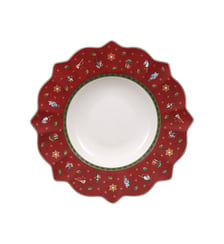 Assiette creuse rouge Villeroy & Boch