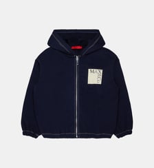 Sweat à fermeture zippée complète avec logo MAX&Co.