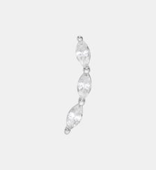 Boucle d'oreille puce Féline argent Nebuleuse Bijoux