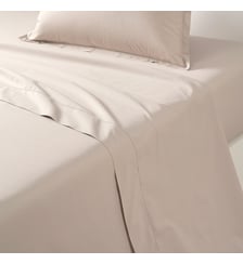 Drap plat en percale de coton Desforges