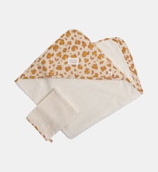 Cape de bain + gant de toilette COOKIDICTION