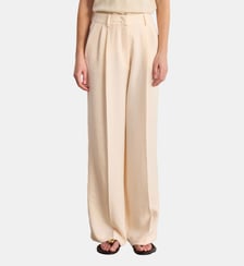 Pantalon à pinces en crêpe - BASMAA Pablo