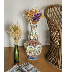 Grand vase en porcelaine Velsen Sassenheim Edmond N°116- Produit chiné Debongout