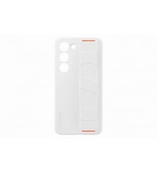 Coque S23 Silicone avec laniere Blanc Samsung