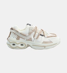 WILLO RUNNER -  BLANC CASSE/BEIGE/MARRON No Name