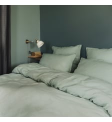 Housse de couette en lin lavé, RÊVE DE LIN Blanc Cerise
