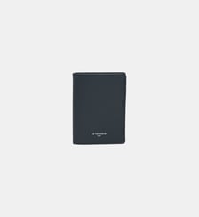 Grand portefeuille vertical zippé 2 volets Lucien en cuir liégé Le Tanneur