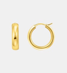 Boucles d'oreilles moyennes avec un design épais Thomas Sabo