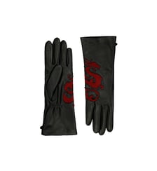 Gants Dragona Femme Cuir Agneau & Cuir Velours Doublés Alpaga Agnelle