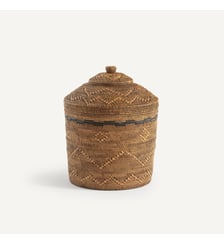 Panier Ø40 x H50 cm bambou et rotin tressé AM.PM