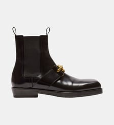 Boots Chelsea Sync en cuir glacé Balmain