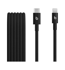 Câble de charge tissé USB-C vers Lightning 1M50 Noir int Beats