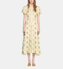 Robe longue à imprimé Paisley Sandro