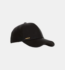 Casquette en cuir d’agneau Balmain