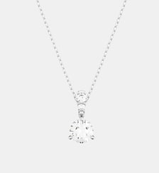 Pendentif Stilla, Métal rhodié Swarovski