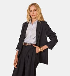 Veste À Manches Longues Polyester Mélangé Nelia B Rayé Maison 123