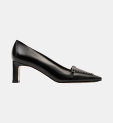 Sorren - Mocassins En Cuir Verni Noir Parallèle