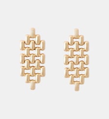 Boucles d'oreilles à maillons dorés Balaboosté