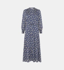 Robe longue cintrée à fleurs - RUVIA Gerard Darel