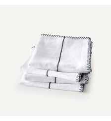 Lot de 4 serviettes en lin AM.PM