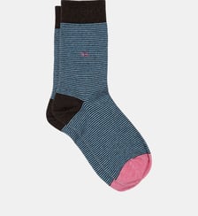 Chaussettes en coton peigné rayées Billybelt