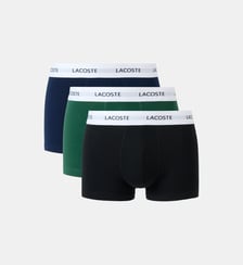Lot de 3 boxers signature en coton stretch Lacoste