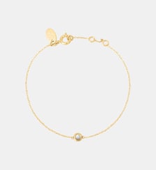 Bracelet doré nacre blanche - tiny Caroline Najman