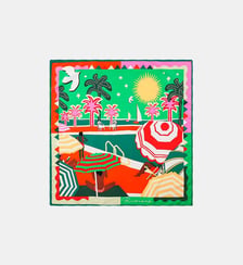Foulard à motifs colorés en viscose CHACHACHA Wild