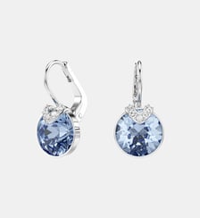 Pendants d'oreilles Bella V, Métal rhodié Swarovski