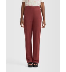 pantalon Elégant en lin marron Agnès b.