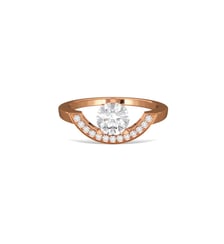 Bague Intrépide grand arc 1 carat pavée Loyal.e Paris