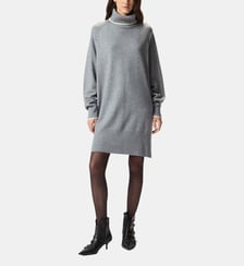 Robe courte en maille à col montant Pinko