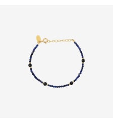 Bracelet indie amante lapis lazuli/onyx Caroline Najman