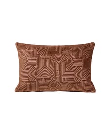 Housse De Coussin  Chenille au motif graphique Madura