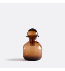 Bouteille décorative en verre ambré H20 cm La Redoute Interieurs