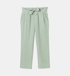 Pantalon en gaze en coton biologique Cyrillus