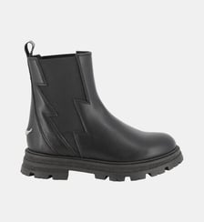 Bottines chelsea en cuir de vachette Zadig&Voltaire Kids