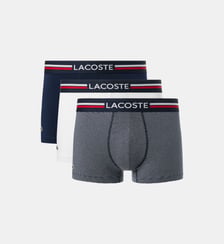 Lot de 3 boxers courts coton stretch Lacoste