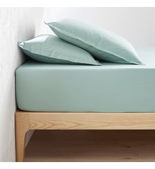 Drap housse percale coton, bonnet 35cm, Scenario La Redoute Interieurs