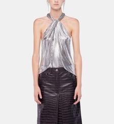 Top en mesh Rabanne