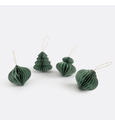 Lot de 4 décorations de Noël en papier La Redoute Interieurs