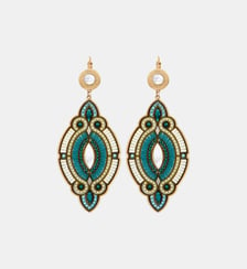 Boucles d'oreilles pendantes dormeuses   - Circus Satellite