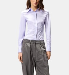 Chemise en popeline de coton Pinko