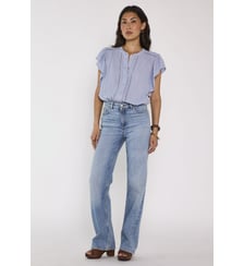 Blouse À Manches Courtes En Coton Delhi Maison 123