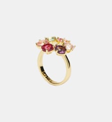 Bague fine 6 pierres la diamantine multicolore Les Néréides